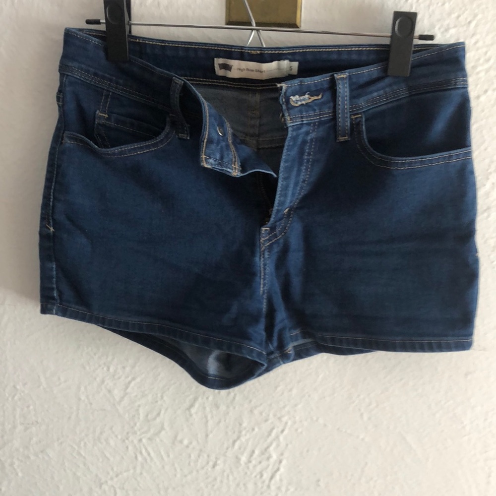 Levi’s High-waisted Jean shorts